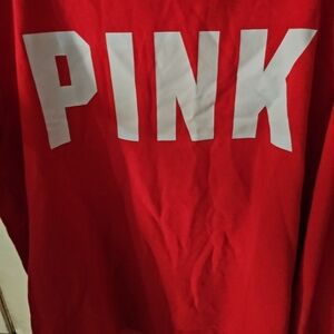 Red PINK Graphic Sweatshirt